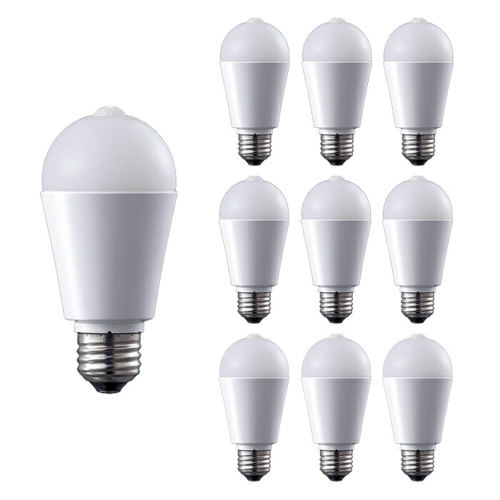 LDA5LGKUNS パナソニック LED電球 一般電球タイプ ひとセンサタイプ 40W形相当 電球色 口金E26 10個セット LDA5L-G/KU/NS