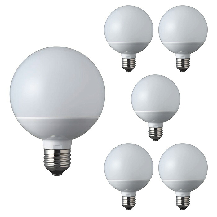 LDG6LG95W パナソニック LED白熱電球 どんぶり鉢白熱電球手合い 60W形好いかげんに 白熱電球色 口金E26 6個仕掛ける LDG6L-G/95/W 電球-ライト・照明器具