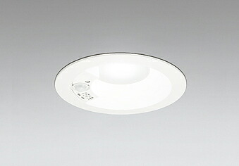OD261249R オーデリック ダウンライト 人感センサー付 埋込穴Φ125 白熱灯器具100W相当 温白色 ホワイト｜あかり電材 店