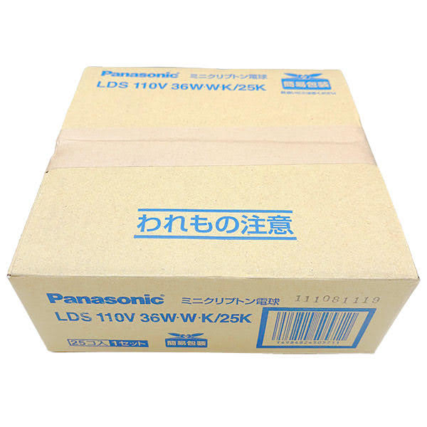 楽天市場】LDS110V54WWK25K パナソニック ミニクリプトン電球