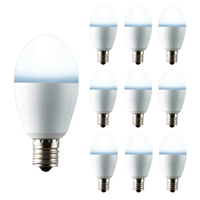 LDA5NGE1740DS 三菱 LED電球 小形電球タイプ 40W形相当 昼白色 調光器対応 口金E17 全方向タイプ 10個セット LDA5N-G-E17/40/D/S