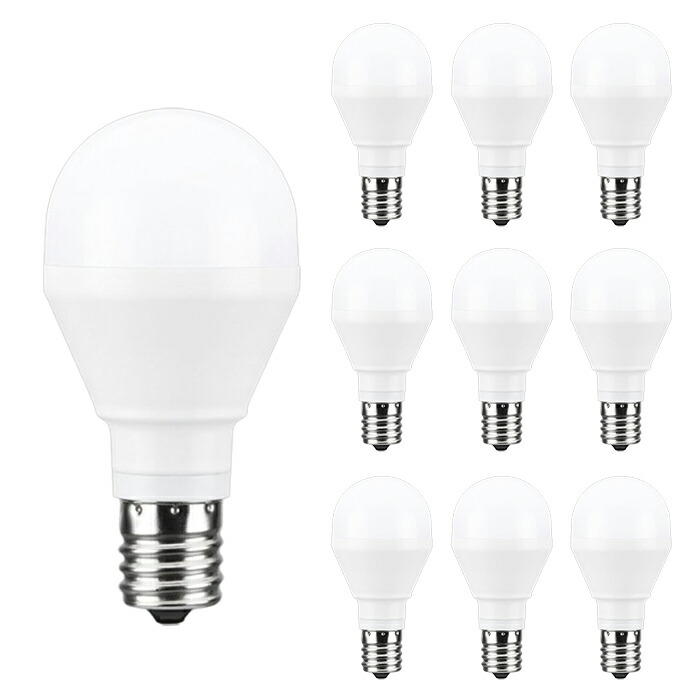LDA6LGE17S60W2 東芝 LED電球 ミニクリプトンタイプ 小形電球タイプ 60W形相当 電球色 口金E17 10個セット LDA6L-G-E17/S/60W2
