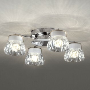 楽天市場】OC257249LCR オーデリック LED シャンデリア 4.5畳用 電球色