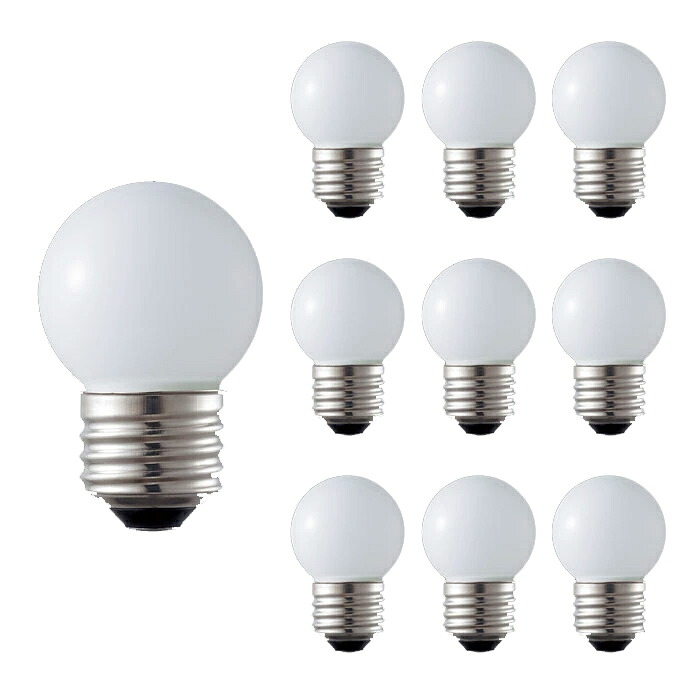 LDG1LGW パナソニック LED電球 装飾電球 G形タイプ 電球色 口金E26 10個セット LDG1L-G/W|あかり電材 店