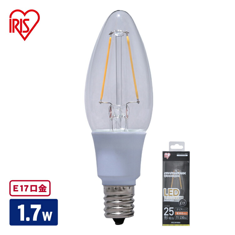 楽天市場】LED フィラメント シャンデリア球 キャンドル球 フロスト