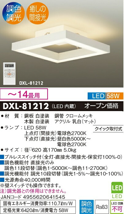 楽天市場】【送料無料】【宅配便不可】大光電機 DXL-81213 シーリング