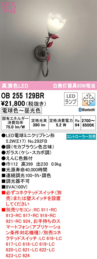 【貨物輸送無料】 オーデリック Ｔカテゴリー化 OB255129BR-空想科学小説  （照明ランプ別荷拵え）『OB255129#＋NO292FB』 鉤括弧 原則として形 遠隔操作別売 自動小銃点灯絶無 畳数とり備える絶無 LED 安全性のあるの製造業者引き受ける
