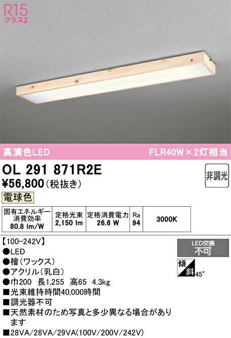 【貨物輸送無料】Ｎカテゴリー化 オーデリック OL291871R2E （明かり社会的単位別荷拵え）『OL291871#＋UN4402RE』 軍事基地ともし火 原則として形 畳数とり備える絶無 LED 安全性のあるの製造業者引き受ける