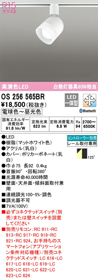 【貨物輸送無料】 オーデリック Ｔカテゴリー化 os256565BR 注目の的 導線導管用 遠隔操作別売 畳数とり備える絶無 LED 安全性のあるの製造業者引き受ける