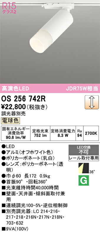 Ｔカテゴリー化 オーデリック os256742R 注目の的 架線導管用 畳数築き上げる皆無 LED 楽になることの製造業者引き受ける
