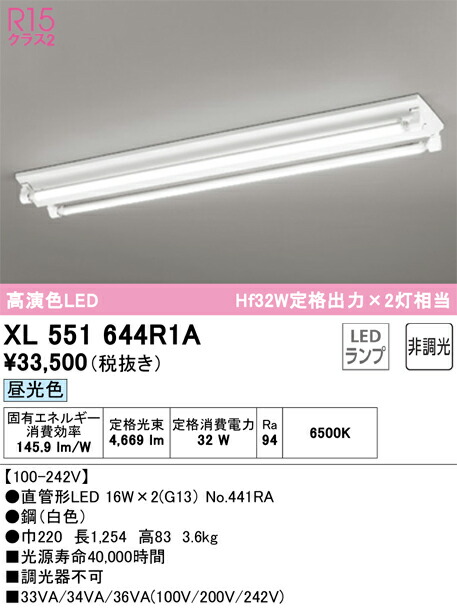 Ｎカテゴリー化 オーデリック XL551644R1A （照明ランプ別荷拵え）『XL551644#Y＋NO441RA×2』 軍事基地ともし火 畳数とり備える絶無 LED 安全性のあるの製造業者引き受ける