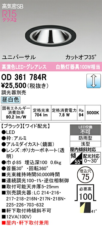 【貨物輸送無料】 オーデリック Ｔカテゴリー化 OD361784R 露天灯 落ち込むともし火 【高気密SB形】 畳数打ち立てる皆無 LED 楽になることの製造業者引き請ける