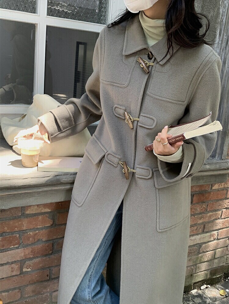 ウールコート レディース 代 30代 40代 50代 100 Ol おしゃれ お洒落 きれいめ アウター イエロー ウール100 オリーブグレー ダッフルコート ブルーグレー ママ 冬 冬コーデ 大きいサイズ 新作 秋 送料無料 通勤 通学 高評価の贈り物 100