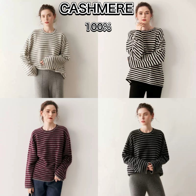 【貨物輸送無料】カシミールスウェーター 100% カシミール Vのど首スウェーター  羊毛スウェーター レディース   編み物  無地 分かりやすい 心地よい ゆったり 長袖 年月夏  カシミール100％   4色