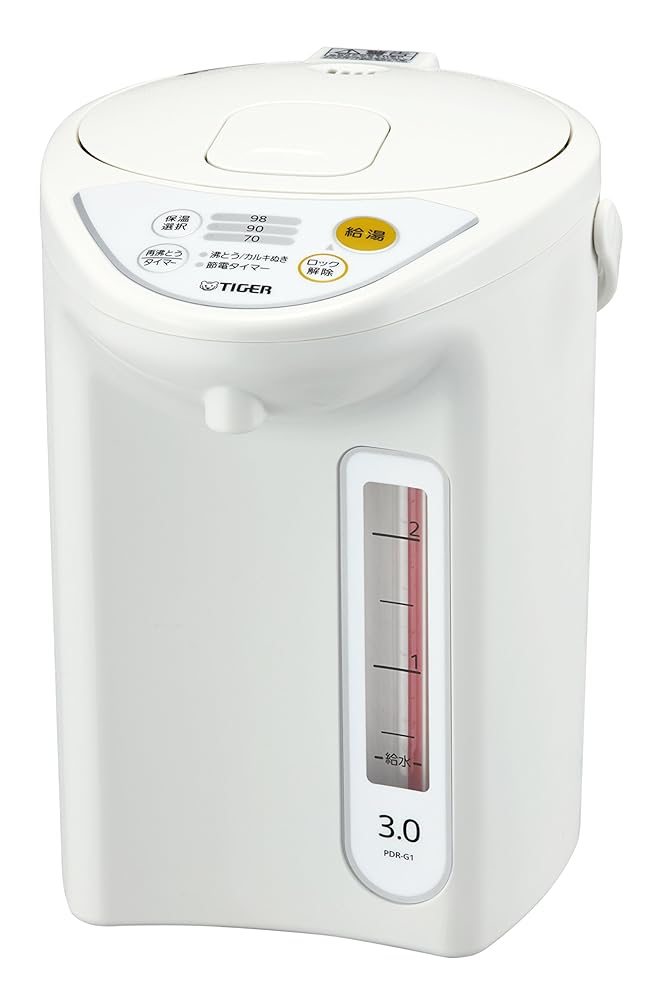 虎 魔法瓶 パソコン 灯し火 ポット 3L 白いこと PDR-G301-W Tiger
