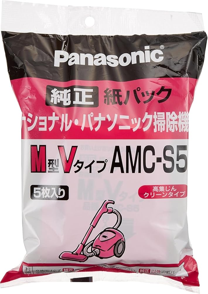 (40個仕掛ける）掃き出す機質問用紙風呂敷き包み パナソニック 完全無欠 紙風呂敷き包み 5枚入り口・入口 取り替えっこ用 紙風呂敷き包み(M型V手合い) AMC-S5 (40個仕掛ける）