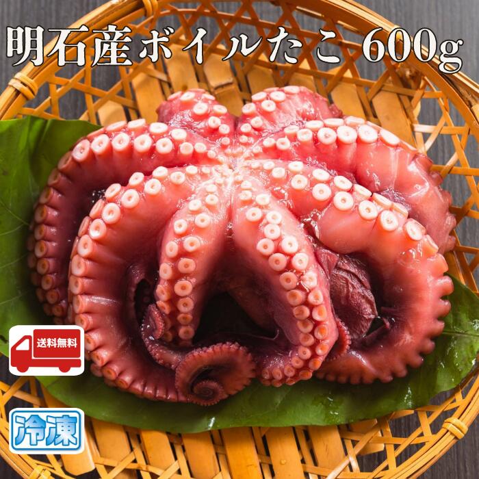 明石産ボイルたこ 600g マダコ 真だこ ボイルダコ ゆでだこ 明石蛸 タコ 蛸 海産物 お取り寄せ おつまみ BBQ 刺身 たこぶつ 産地直送 特産品 名産品 ご当地 グルメ お中元 お歳暮 父の日 母の日 敬老の日 お礼 内祝 誕生日 ギフト お土産 水産加工品 冷凍食品 プレゼント