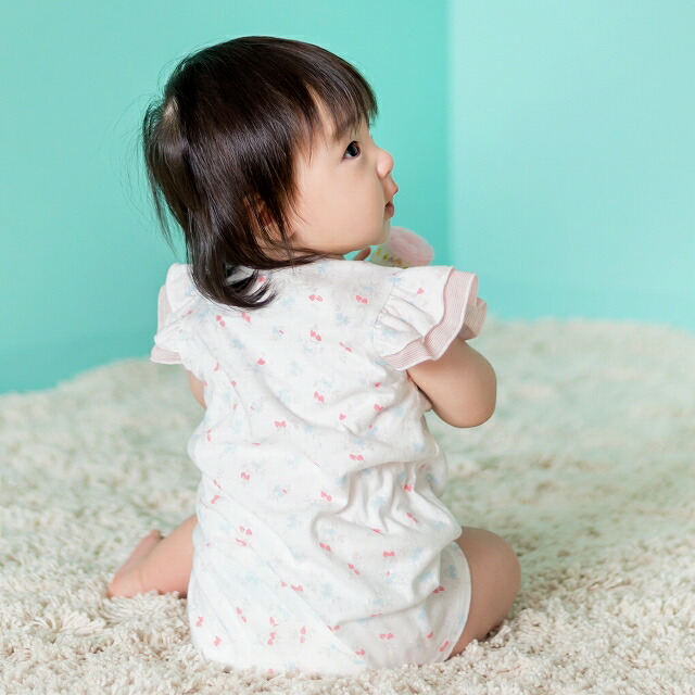 いちご柄 半袖プレオール 60〜70 ロンパース | personalnapratica.com.br