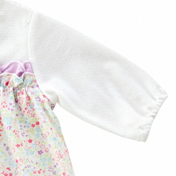 ツーウェイオール 女の子 50 60 フラワーフリル フリル ブランド ベビーギフト ベビー服 出産準備 出産祝い 夏 新生児 日本製 春 百貨店 綿100 花柄 赤ちゃん 赤ちゃんの城 売り切れ必至 新生児