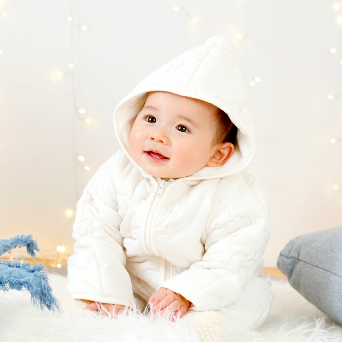 日本製 ジャンプスーツ 送料無料 ベビー アウター おくるみカバーオール 防寒 雲キルト 男の子 女の子 出産祝い 冬 Mavipconstrutora Com Br