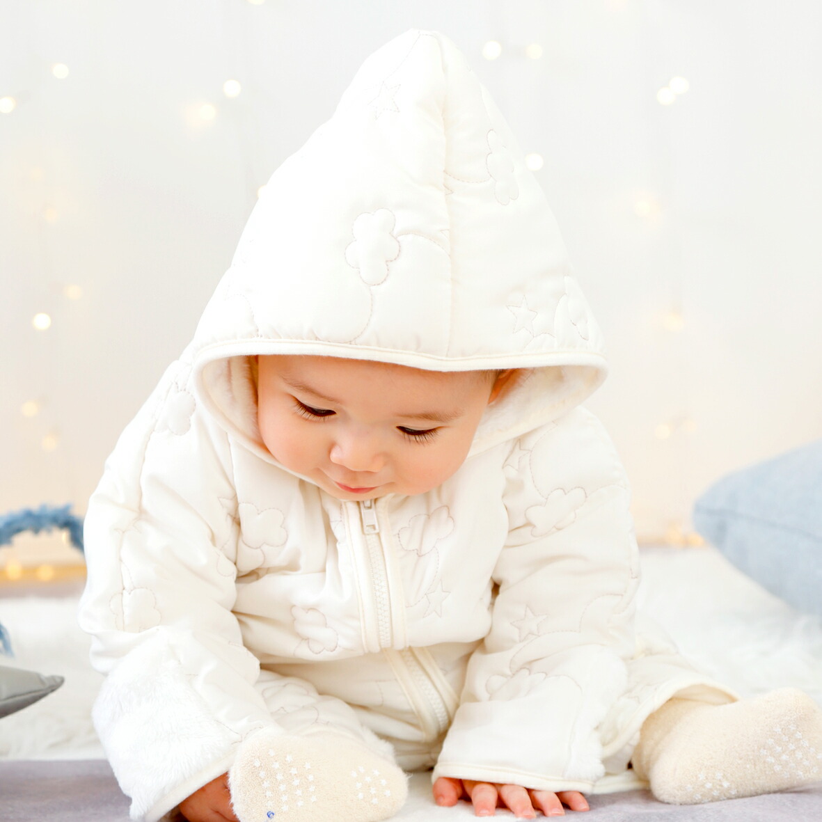 日本製 ジャンプスーツ 送料無料 ベビー アウター おくるみカバーオール 防寒 雲キルト 男の子 女の子 出産祝い 冬 Mavipconstrutora Com Br