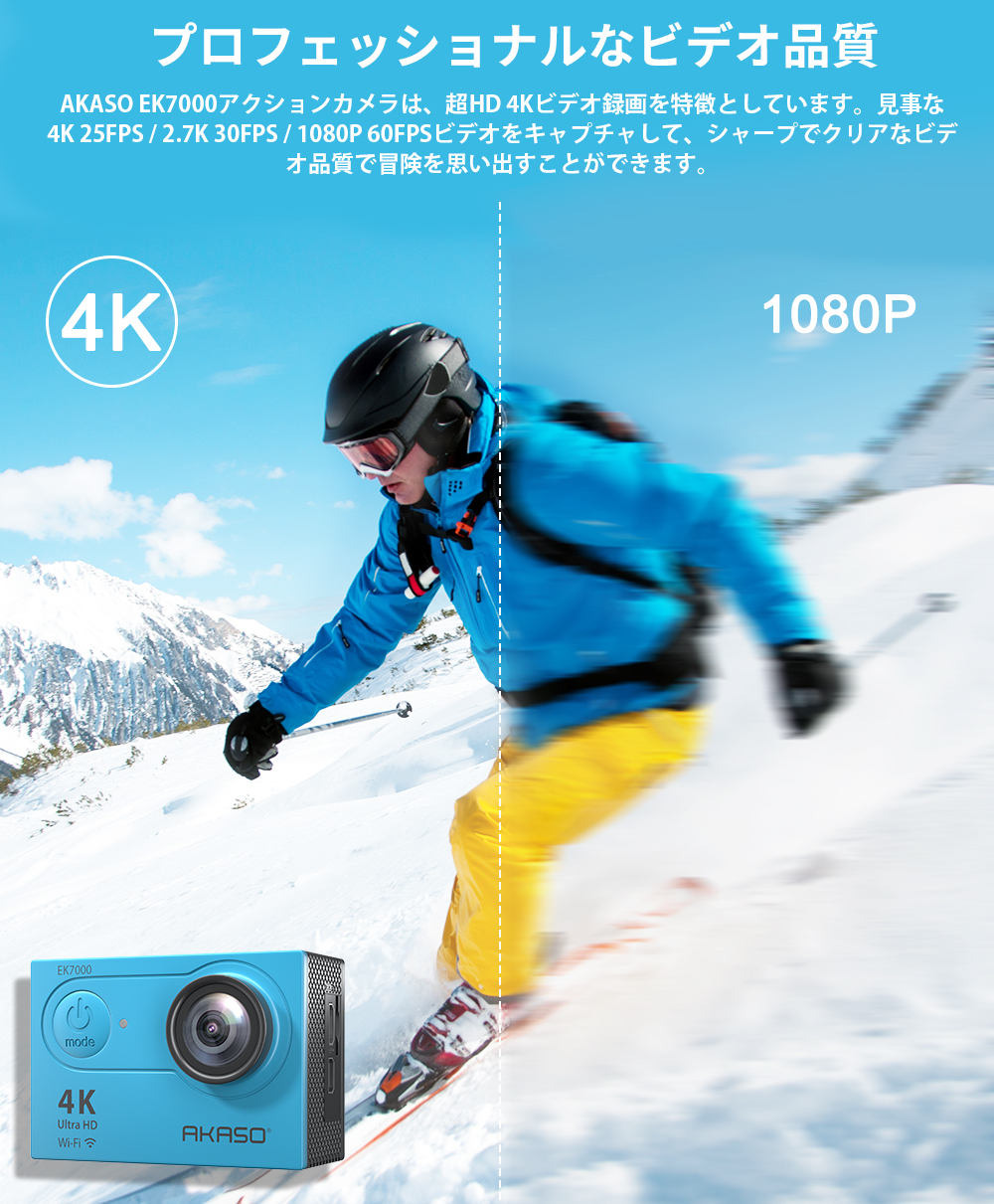 Akaso Ek7000行動写真機 4k高画質 16mpピクセル 水晶体 Wifi積込む 2インチ液晶画面 水中 運動競技カメラ 30mレインコート Hdmi出力 遠隔操作御付き ウェアラブルカメラ 自動二輪車回旋 記念32gb Lccpasig Edu Ph