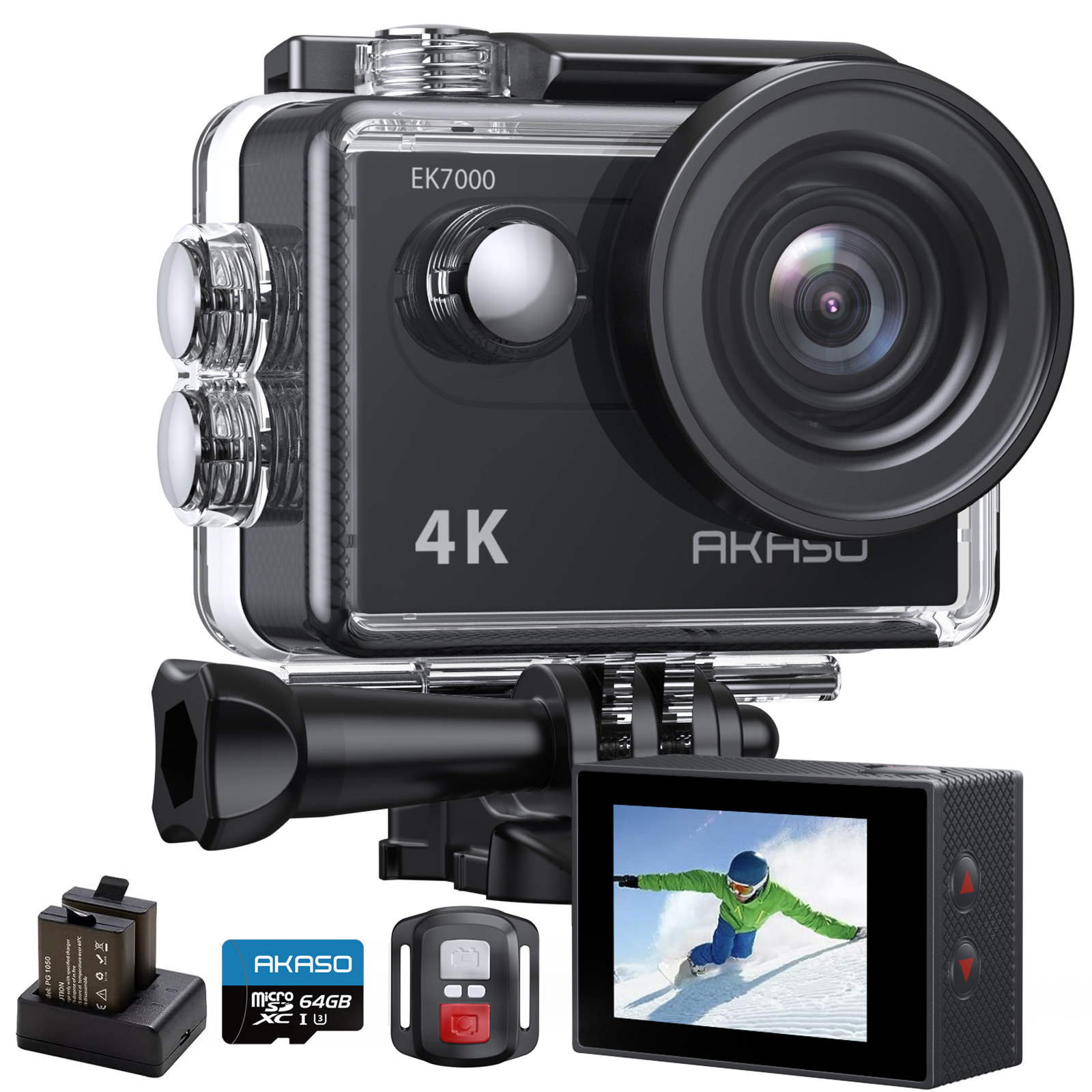 【楽天市場】AKASO アクションカメラ Brave4 4K 20MP 手振れ補正 