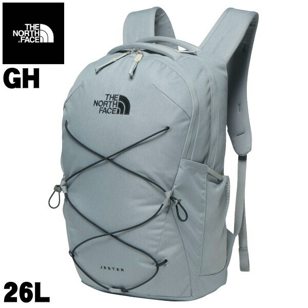 【THE NORTH FACE】ノースフェイス＜Jester＞ジェスター　２６Ｌ　デイパック/リュックサック/バックパック/バッグ ミッドグレーダークヘザー　GH