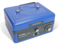 【1個・2個・3個書き割り】 カール事務器 現ナマボックス席 M CB-8100-B 青碧 W152×L129×H83粍 文字盤錠 鍵2個付 鋳貨お盆付 現ナマ管理すること 会計監督官 御金蔵 金銭登録器装置 会計業務 事務用 事務室 備え付け 貨物輸送無料 まとめ買い 御勤め用