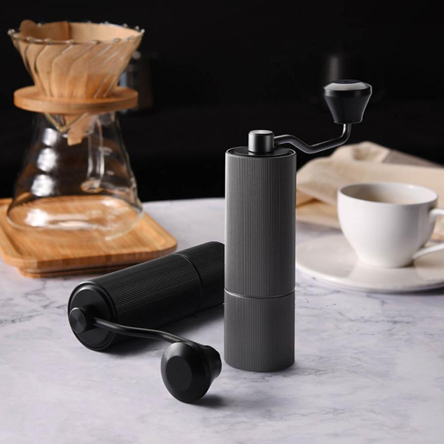 手挽き珈琲粉砕機 手動式 珈琲粉砕機 珈琲豆挽き器 珈琲粉砕機 手動 タイムモア 耳あたらしいより大きな静電容量瓦 粗さ合わせる能力のある 軽さ 省力 持ちはこぶ