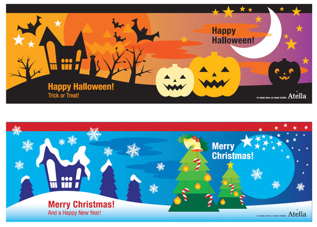 トイレットペーパーカバー(リバーシブル3枚セット)ハロウィン&クリスマス柄3枚組★ハロウィンデザインペーパー見せる収納ChristmasXmasgoods Halloween party★