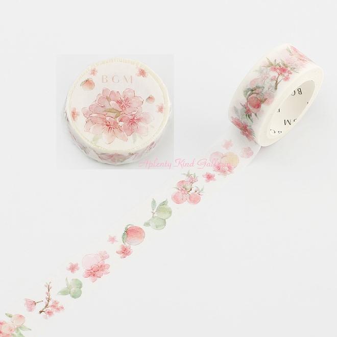 楽天市場 New Bgmマステ ライフ Life 15mm ももと桃の花 Bm La039 Bgmマスキングテープ ビージーエムの幅15mmのマステlifeシリーズマスキングテープ装飾シールテープフルーツデザイン果物柄ももの花モモ柄お花柄フラワーデザイン 3cmメール便ok Aplenty Kind