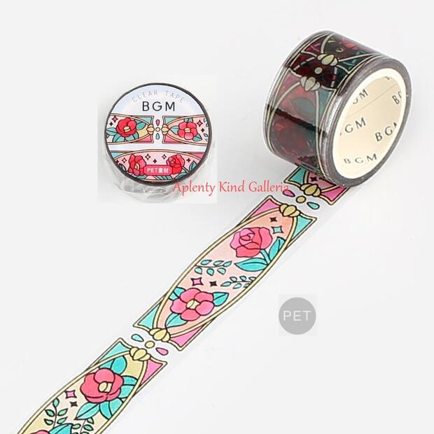 楽天市場】【BGM マステ】クリアテープ ステンドグラス BM-CSG003 星間