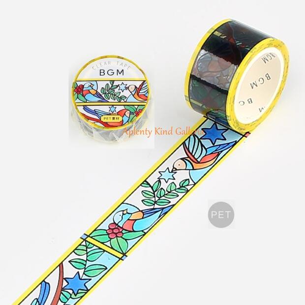 楽天市場】【BGM マステ】クリアテープ ステンドグラス BM-CSG003 星間