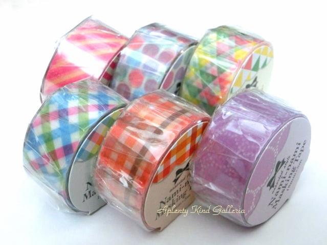 楽天市場】《TM00370-375》assarted style ナミナミマスキングテープ