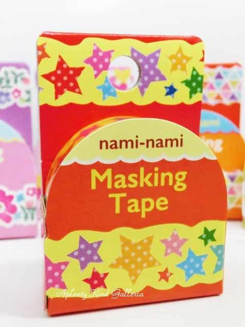楽天市場】ナミナミ マスキングテープ 型抜き 日本製 15mm×5m