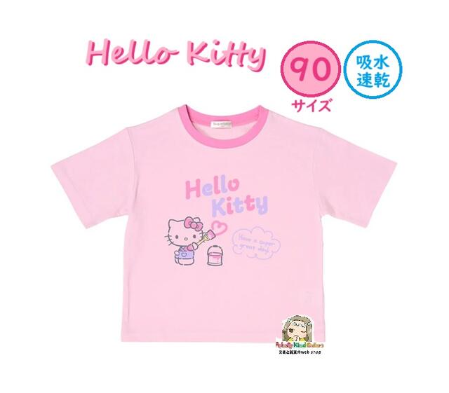 楽天市場】キティちゃん Tシャツ 桜 黒ピンク 子供用サイズ 100