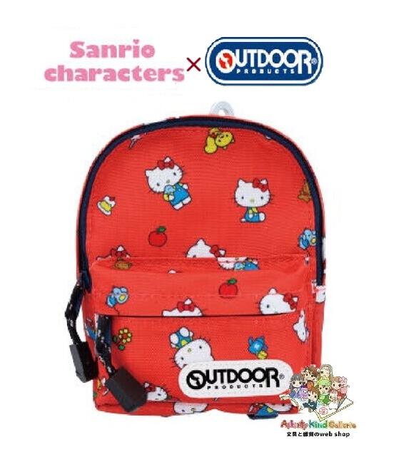 楽天市場】OUTDOOR×ハローキティ ペンケース BACK PACK 171661