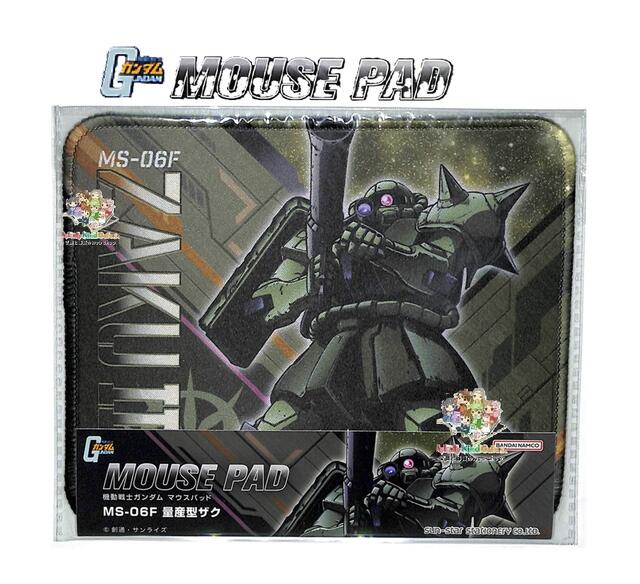 【 GUNDAM グッズ 】 機動戦士ガンダム マウスパッド S4140923 MS-06S ザク 2 サイズ: 約H155×W182mm ZAKU CHAR's MOUSE PAD PC周り マウス用 マット 在宅 仕事 リモートワーク オンライン授業 便利グッズ パソコンまわり 定位置 【3cmメール便OK】画像