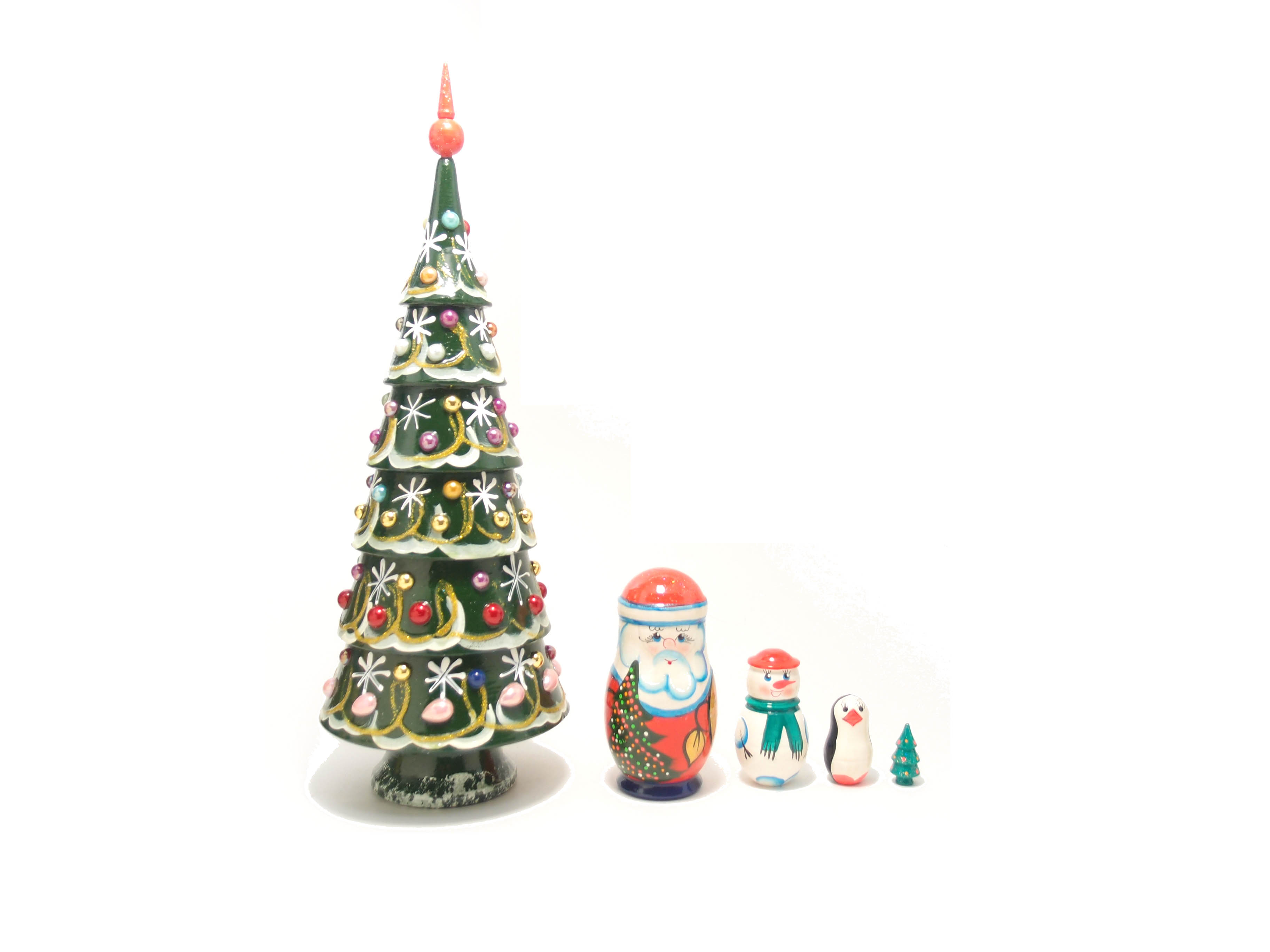 楽天市場】【ポイント10倍】マトリョーシカ スノーマンファミリー