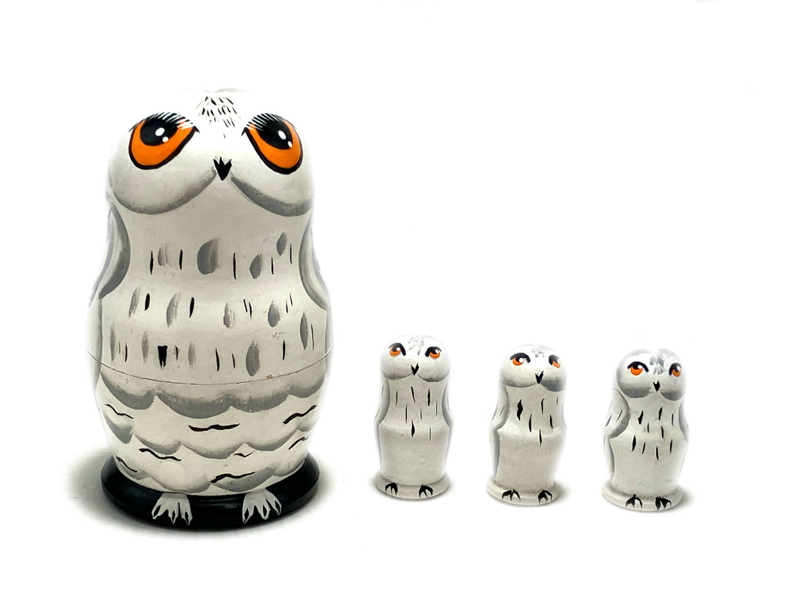 青い夜のフクロウマトリョーシカ🦉❇️ - shirakino's GALLERY | minne