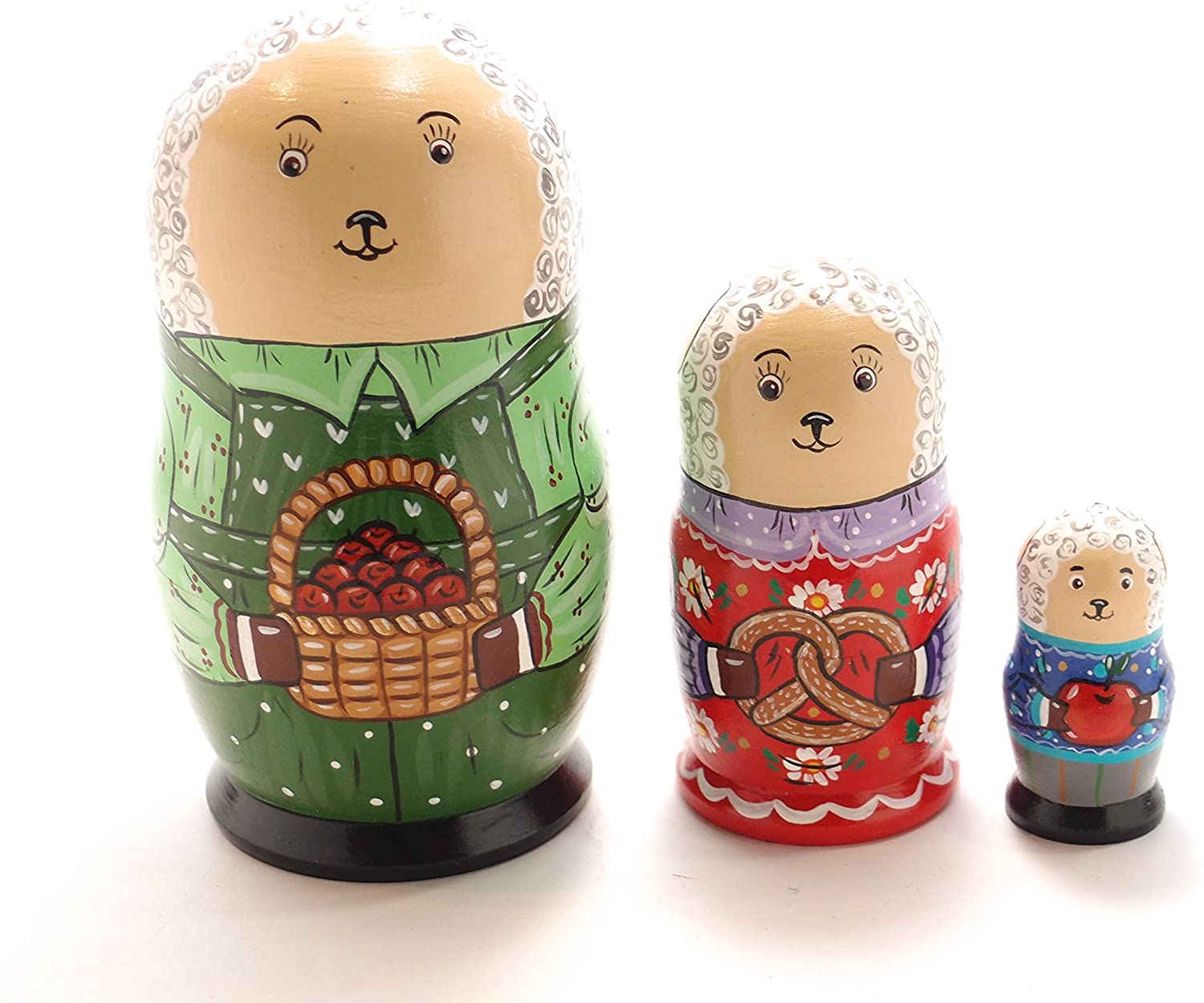 楽天市場】セミョーノフ 数遊び おもちゃ 10ピース入り (くま) ロシア