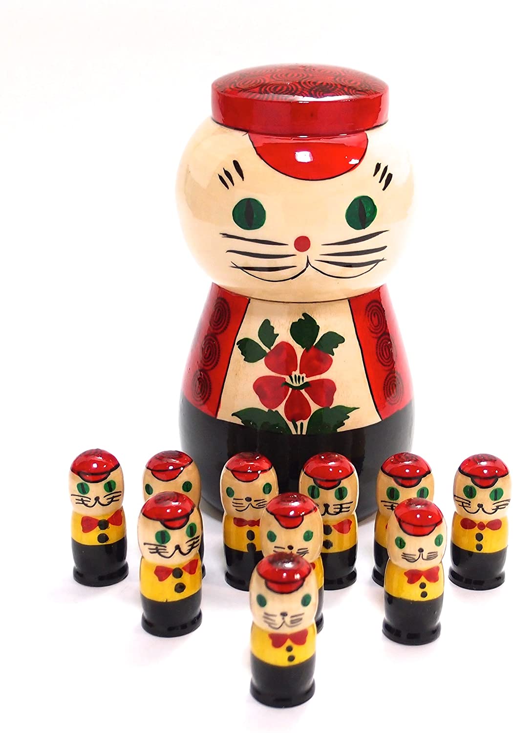 楽天市場】セミョーノフ 数遊び おもちゃ 10ピース入り (くま