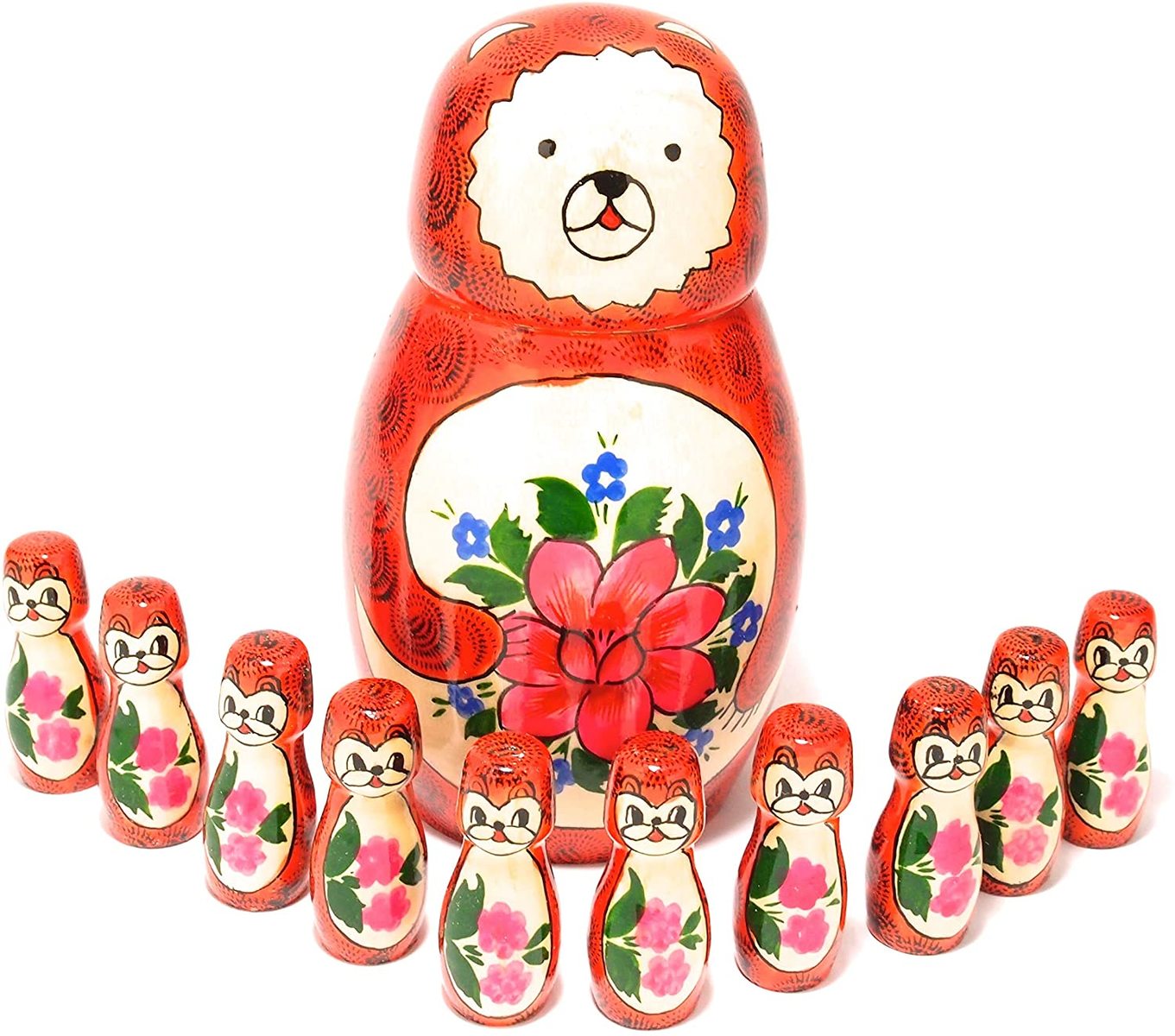 楽天市場】セミョーノフ 数遊び おもちゃ 10ピース入り (くま) ロシア