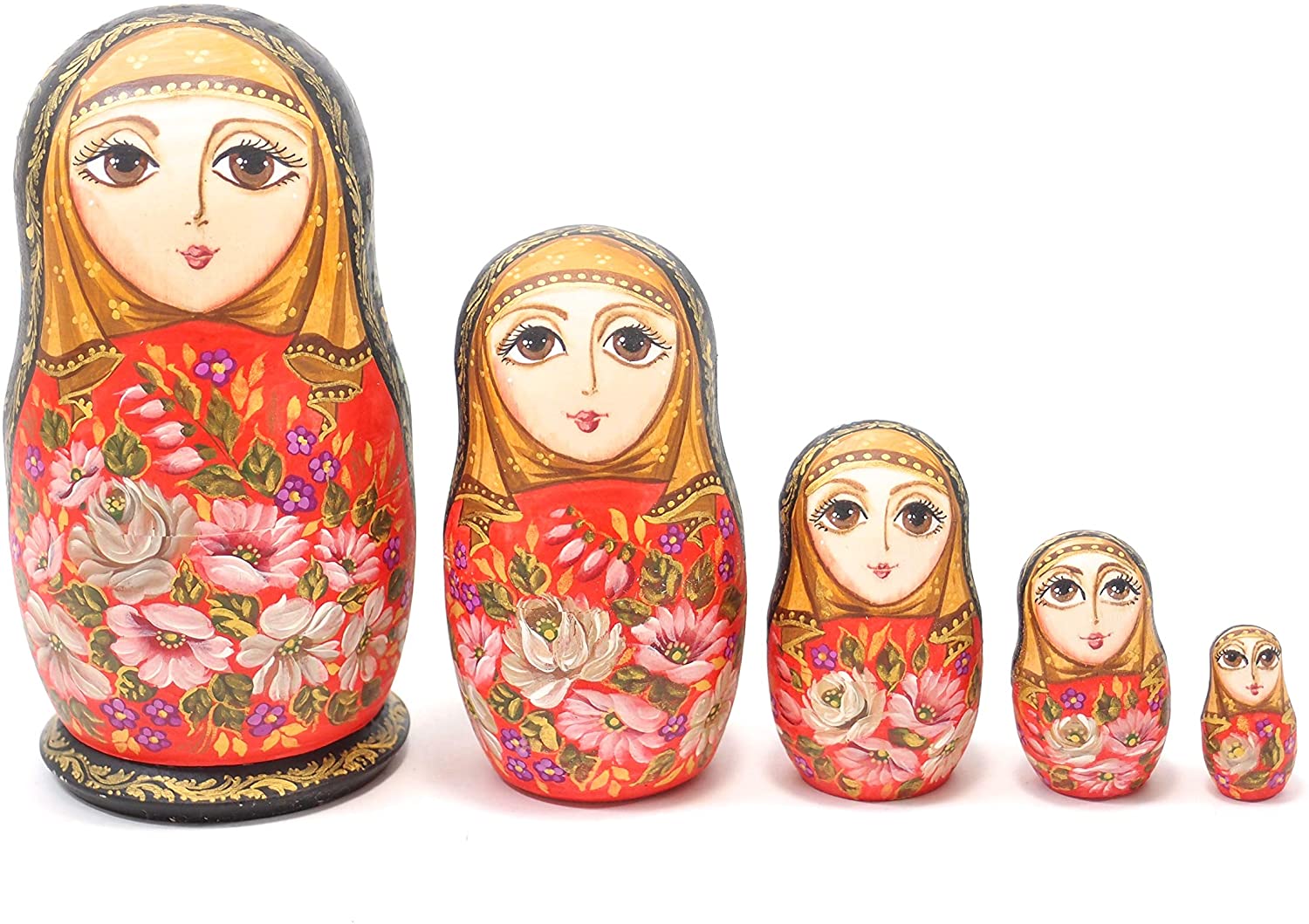 楽天市場】代表的なロシア伝統柄のマトリョーシカ特大ロシヤーノチカ