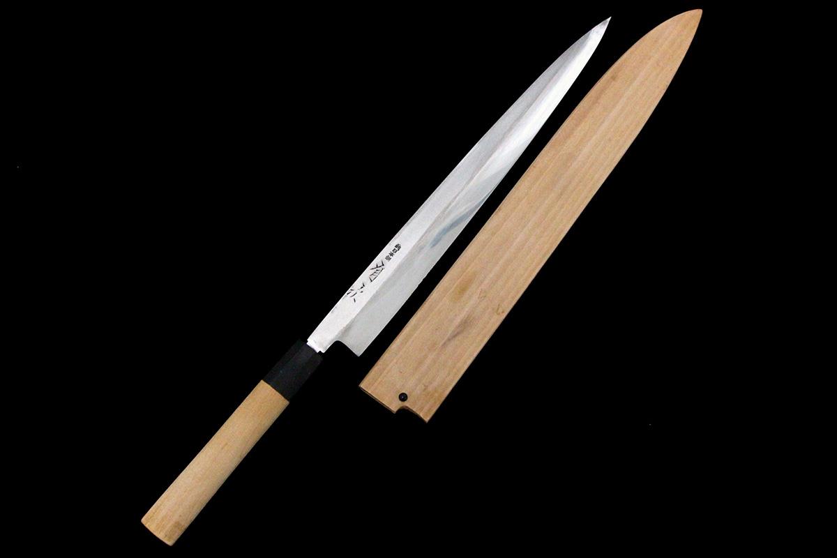 楽天市場】【中古】【美品】 鉄剱良政 包丁 むきもの包丁 六寸 霞 本