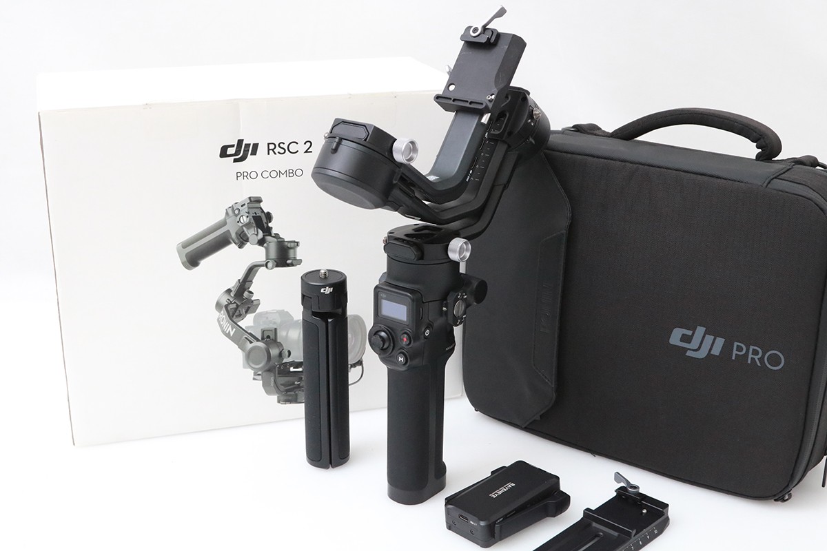 【中古】【美品】DJI DJI RS 2 Proコンボ CA01-M7143-2F2 3軸 カメラ ジンバル スタビライザー 中古|アキバ流通プラス店