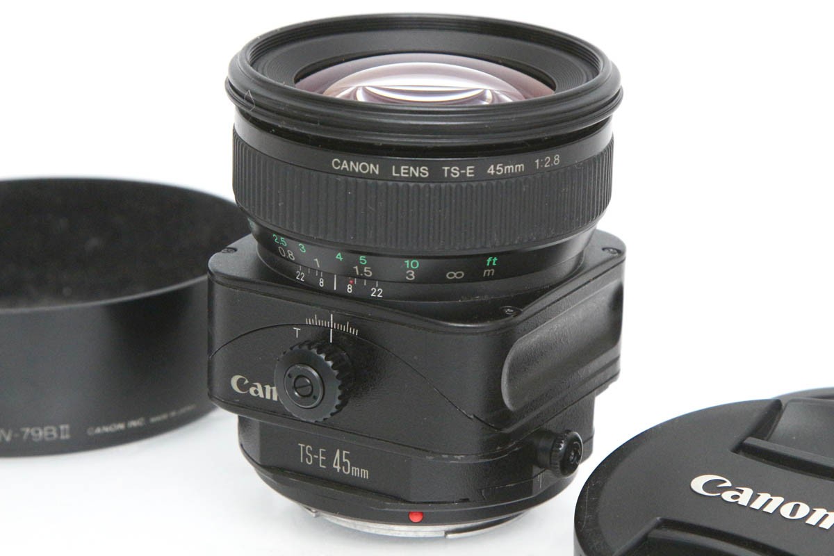 【中古】【並品】キヤノン TS-E45粍 F2.8 CA01-R5352-2B2E Canon EFマウント フルサイズ 単興味の中心 MF 中古