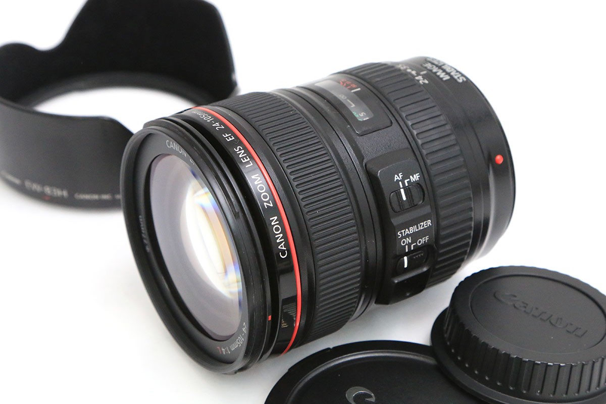 【中古】【並品】キヤノン EF24-105粍 F4L IS USM CA01-B5761-2A1E CANON キヤノン EFマウント 標準尺度望遠レンズ AF フルサイズ 手ブレ手を加える