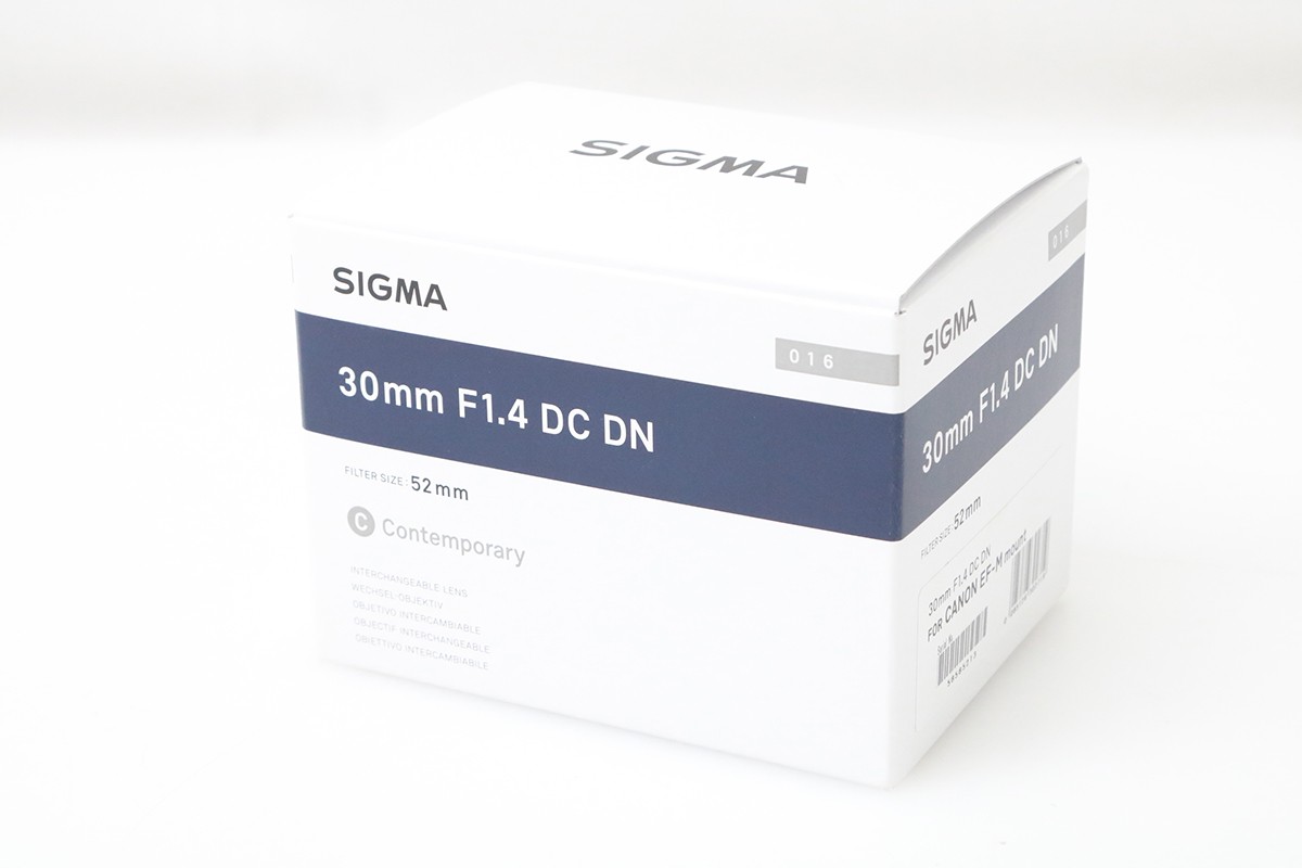 【中古】【未当てはめる品】シグマ 30粍 F1.4 DC DN [キヤノンM用] CA01-M6616-3X2 SIGMA EF-Mマウント APS-C 大差しわたし 単興味の中心 中古